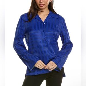 🆕 Equipment Mateo Blue/Black Top - L